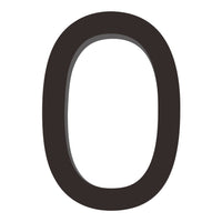 Number AC101 Modern, Standard, Floating House Number, Black