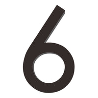 Number AC101 Modern, Floating House Number, Black