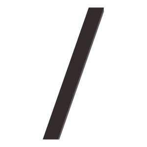 Number AC101 Modern, Standard, Floating House Number, Black