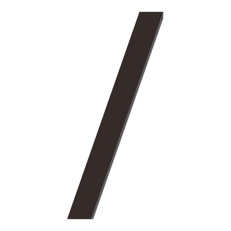 Number AC101 Modern, Standard, Floating House Number, Black