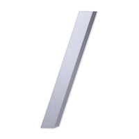 Number AC101 Modern, Standard, Floating House Number, Satin Chrome