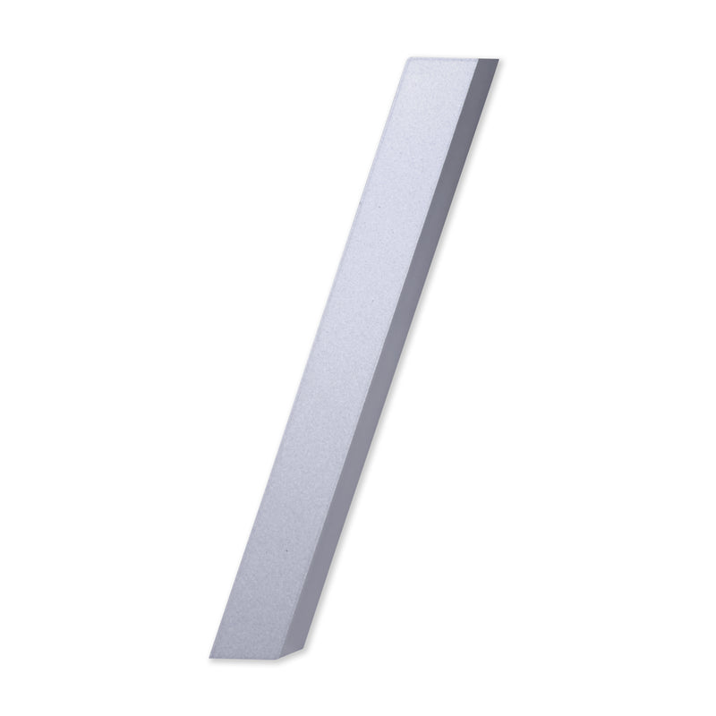 Number AC101 Modern, Standard, Floating House Number, Satin Chrome