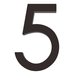 Number AC101 Modern, Floating House Number, Black