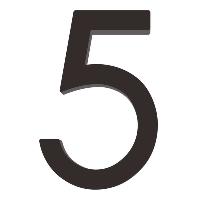 Number AC101 Modern, Floating House Number, Black