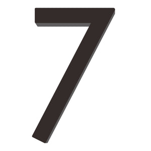 Number AC101 Modern, Floating House Number, Black
