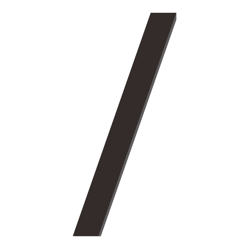 Number AC101 Modern, Floating House Number, Black