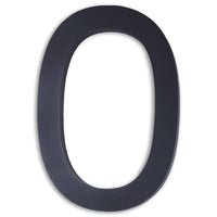 Number AC101 Modern, Small, Floating House Number, Black