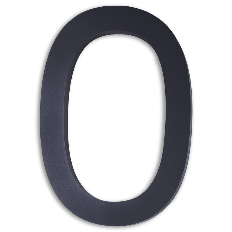 Number AC101 Modern, Small, Floating House Number, Black