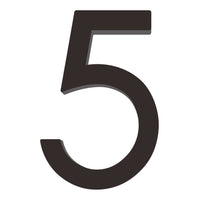 Number AC101 Modern, Floating House Number, Black