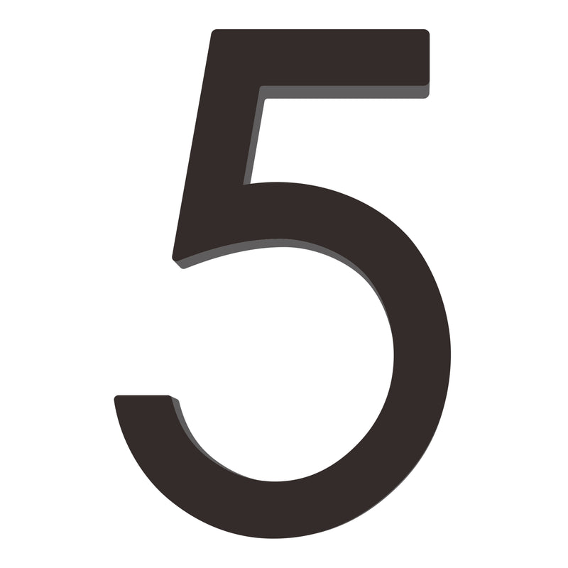 Number AC101 Modern, Floating House Number, Black