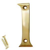 Number BR2270 Modern House Number, Polished Brass