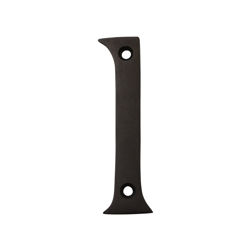 Number BR2270 Modern, Serif House Number, Oil Bronzed Black