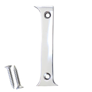 Number BR2270 Modern, Serif House Number, Polished Chrome