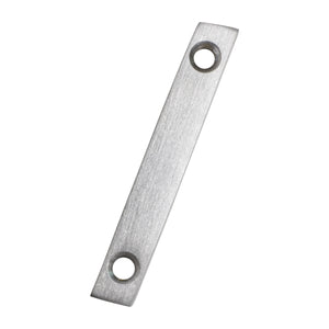 Number BR235 Modern, Small, Serif House Number, Brushed Chrome
