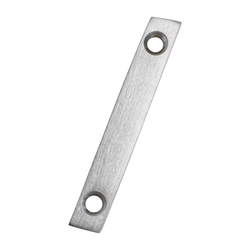 Number BR235 Modern, Small, Serif House Number, Brushed Chrome