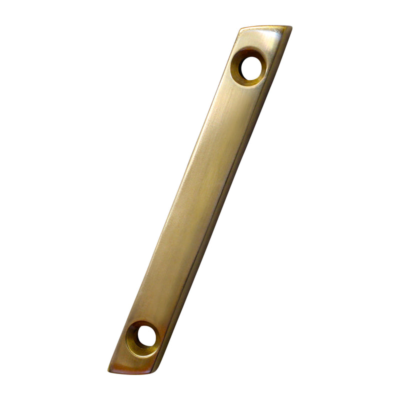 Number BR235 Modern, Small, Serif House Number, Polished Brass