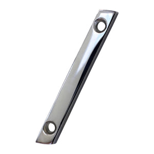 Number BR235 Modern, Small, Serif House Number, Polished Chrome