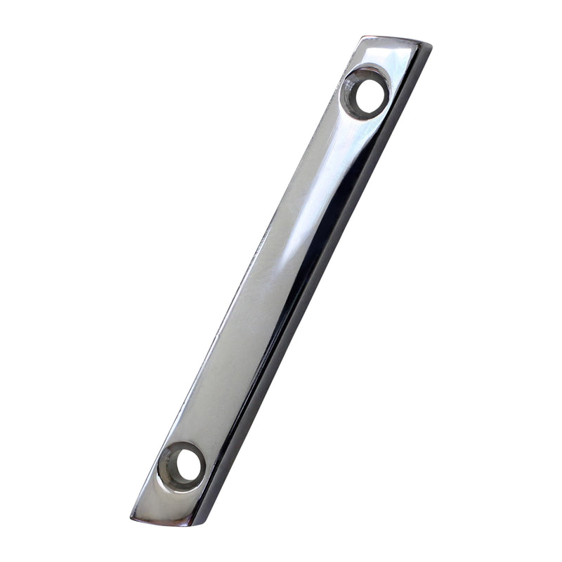 Number BR235 Modern, Small, Serif House Number, Polished Chrome