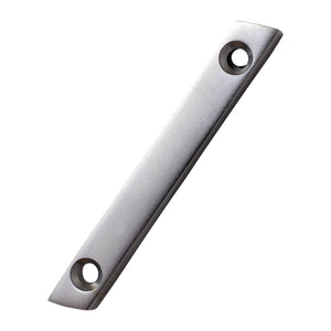 Number BR235 Modern, Small, Serif House Number, Satin Chrome