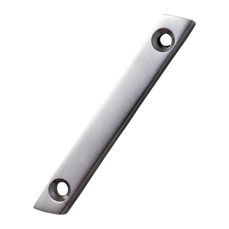 Number BR235 Modern, Small, Serif House Number, Satin Chrome