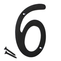 Number IR530 Vintage, Traditional, Serif House Number, Black