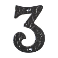 Number IR570 Vintage, Farmhouse, Serif House Number, Black