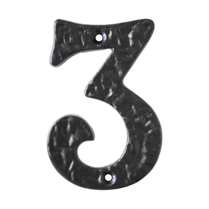 Number IR570 Vintage, Farmhouse, Serif House Number, Black