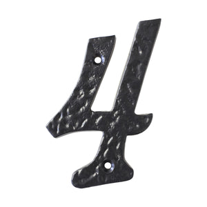 Number IR570 Vintage, Farmhouse, Serif House Number, Black