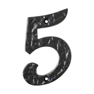 Number IR570 Vintage, Farmhouse, Serif House Number, Black