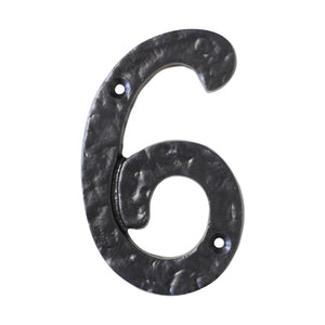 Number IR570 Vintage, Farmhouse, Serif House Number, Black
