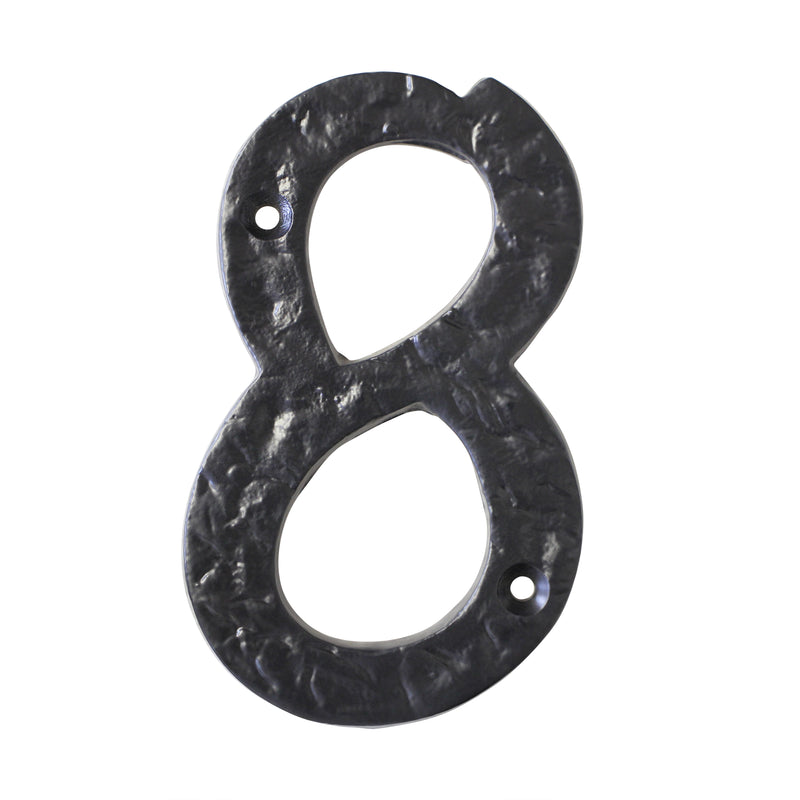 Number IR570 Vintage, Farmhouse, Serif House Number, Black