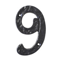 Number IR570 Vintage, Farmhouse, Serif House Number, Black