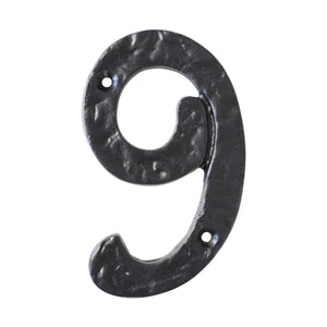 Number IR570 Vintage, Farmhouse, Serif House Number, Black