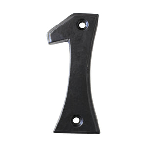 Number IR750 Vintage, Farmhouse, Serif House Number, Black