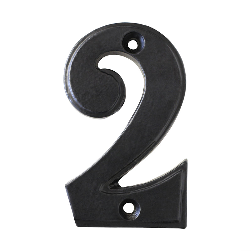 Number IR750 Vintage, Farmhouse, Serif House Number, Black