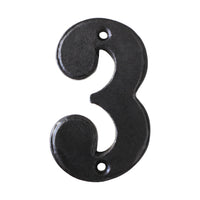 Number IR750 Vintage, Farmhouse, Serif House Number, Black