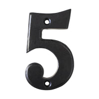 Number IR750 Vintage, Farmhouse, Serif House Number, Black