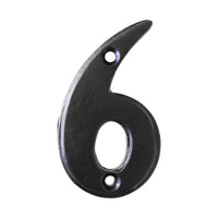 Number IR750 Vintage, Farmhouse, Serif House Number, Black