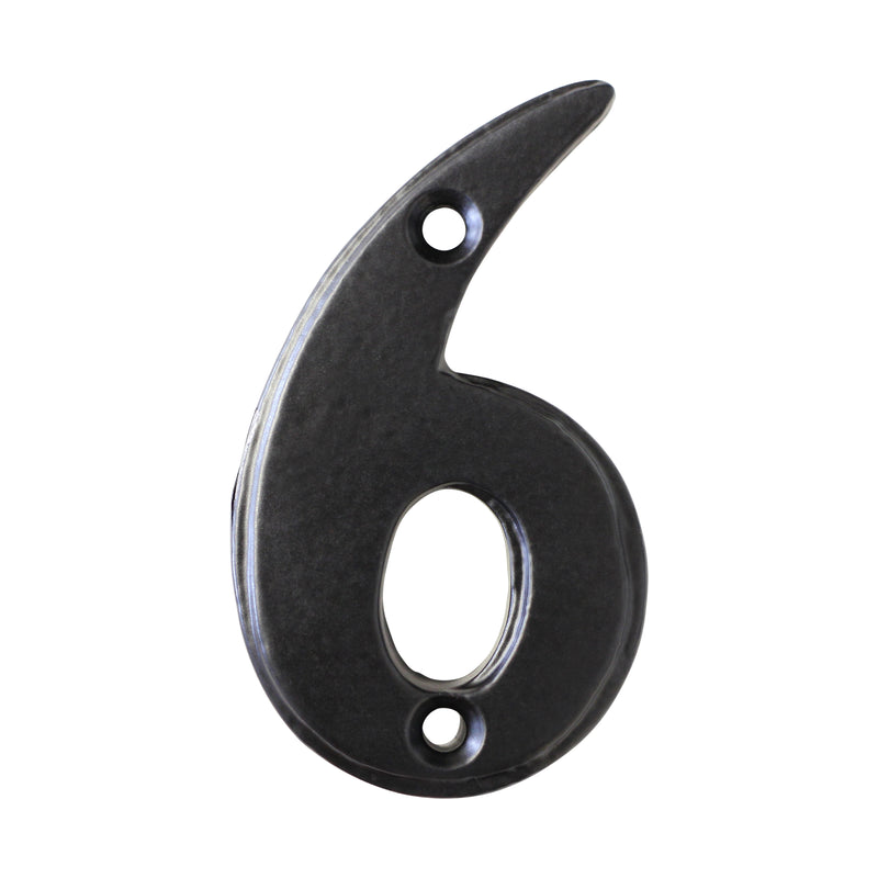 Number IR750 Vintage, Farmhouse, Serif House Number, Black