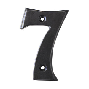 Number IR750 Vintage, Farmhouse, Serif House Number, Black