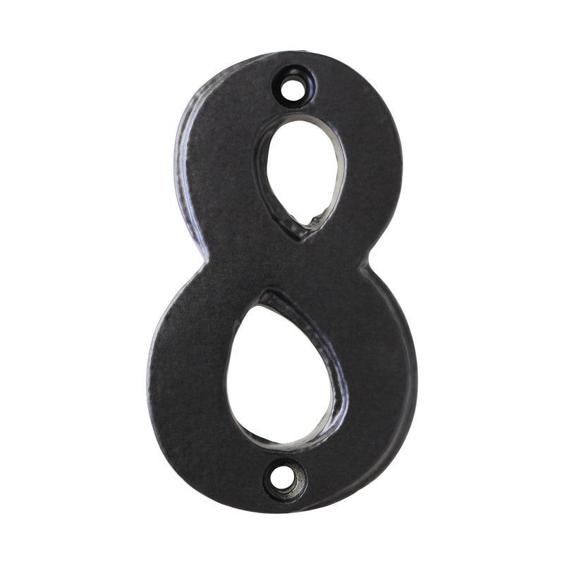 Number IR750 Vintage, Farmhouse, Serif House Number, Black