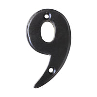 Number IR750 Vintage, Farmhouse, Serif House Number, Black