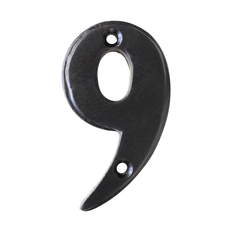 Number IR750 Vintage, Farmhouse, Serif House Number, Black