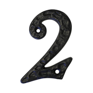 Number IR830 Vintage, Classic, Serif House Number, Black