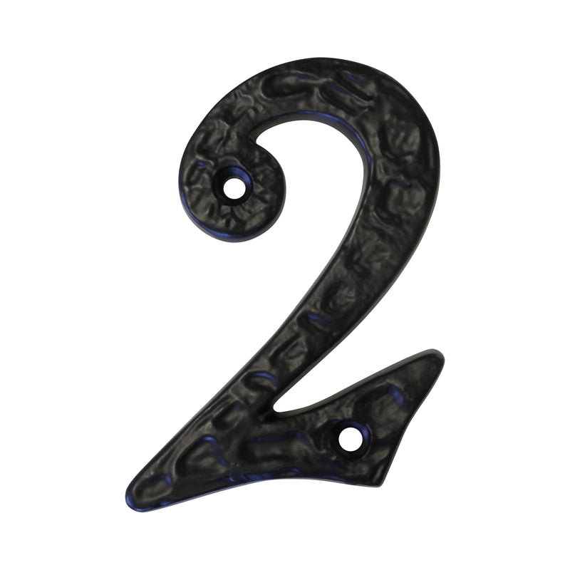 Number IR830 Vintage, Classic, Serif House Number, Black