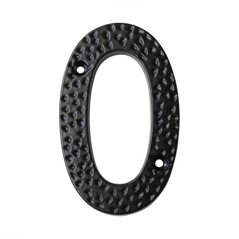 Number IR831 Modern, Country, Serif House Number, Black