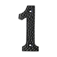 Number IR831 Modern, Country, Serif House Number, Black