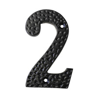 Number IR831 Modern, Country, Serif House Number, Black