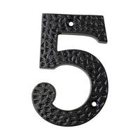 Number IR831 Modern, Country, Serif House Number, Black