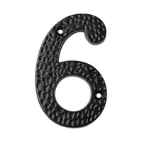 Number IR831 Modern, Country, Serif House Number, Black